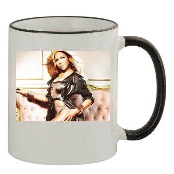 Faith Evans 11oz Colored Rim & Handle Mug