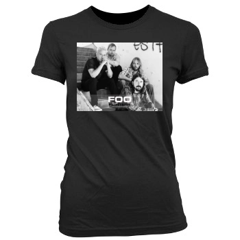 Foo Fighters Women's Junior Cut Crewneck T-Shirt