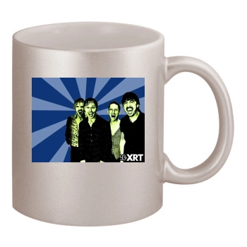 Foo Fighters 11oz Metallic Silver Mug