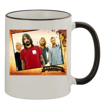 Foo Fighters 11oz Colored Rim & Handle Mug