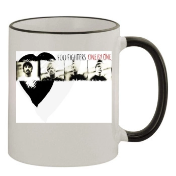 Foo Fighters 11oz Colored Rim & Handle Mug