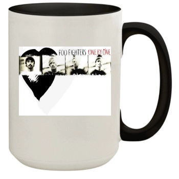 Foo Fighters 15oz Colored Inner & Handle Mug