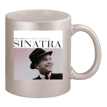 Frank Sinatra 11oz Metallic Silver Mug