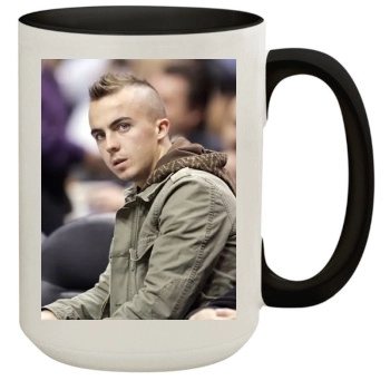 Frankie Muniz 15oz Colored Inner & Handle Mug