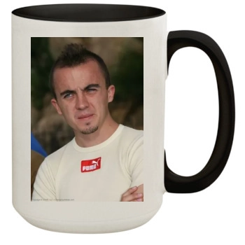 Frankie Muniz 15oz Colored Inner & Handle Mug