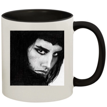 Freddie Mercury 11oz Colored Inner & Handle Mug