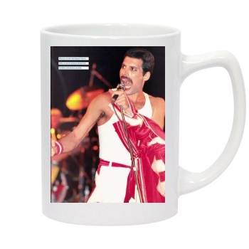 Freddie Mercury 14oz White Statesman Mug