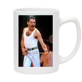 Freddie Mercury 14oz White Statesman Mug