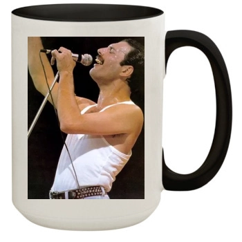 Freddie Mercury 15oz Colored Inner & Handle Mug