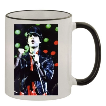 Freddie Mercury 11oz Colored Rim & Handle Mug