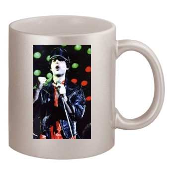 Freddie Mercury 11oz Metallic Silver Mug