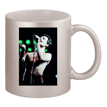 Freddie Mercury 11oz Metallic Silver Mug