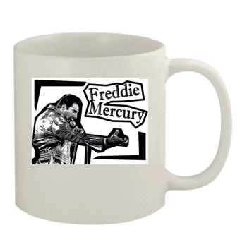 Freddie Mercury 11oz White Mug