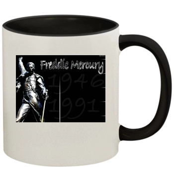 Freddie Mercury 11oz Colored Inner & Handle Mug