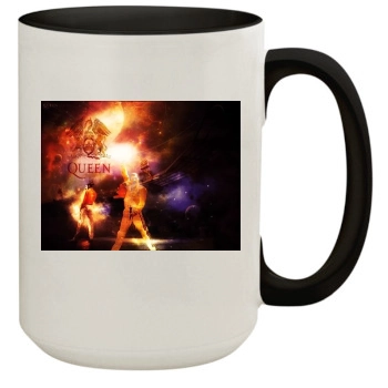 Freddie Mercury 15oz Colored Inner & Handle Mug