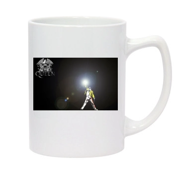 Freddie Mercury 14oz White Statesman Mug