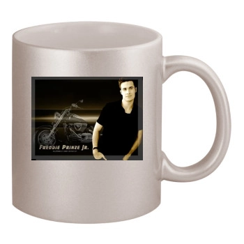 Freddie Prinze Jr 11oz Metallic Silver Mug