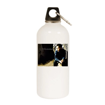 Freddie Prinze Jr White Water Bottle With Carabiner