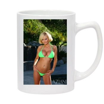 Hanna Hilton 14oz White Statesman Mug