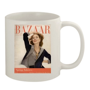 Harpers Bazaar 11oz White Mug