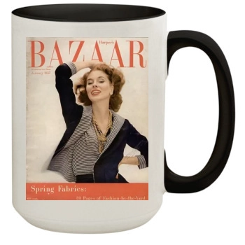 Harpers Bazaar 15oz Colored Inner & Handle Mug