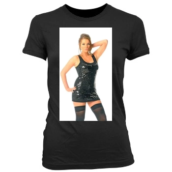 Helen Flanagan Women's Junior Cut Crewneck T-Shirt