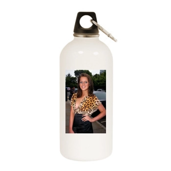 Helen Flanagan White Water Bottle With Carabiner