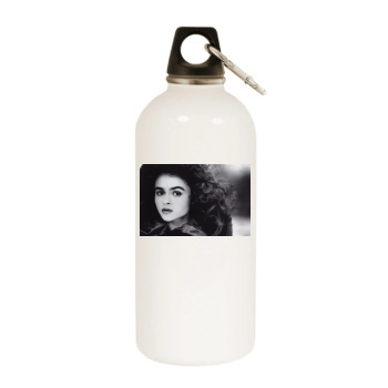 Helena Bonha White Water Bottle With Carabiner