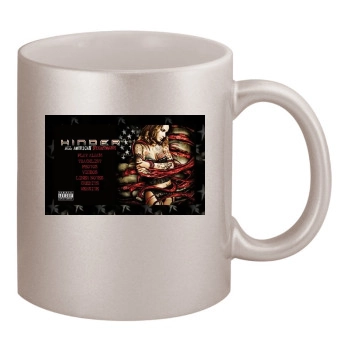 Hinder 11oz Metallic Silver Mug