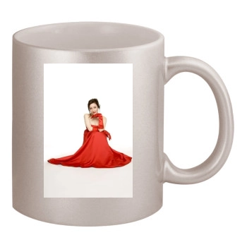 Holly Cole 11oz Metallic Silver Mug