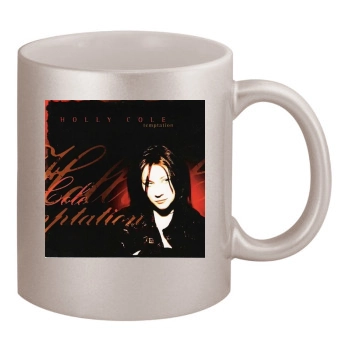 Holly Cole 11oz Metallic Silver Mug