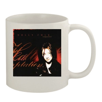 Holly Cole 11oz White Mug