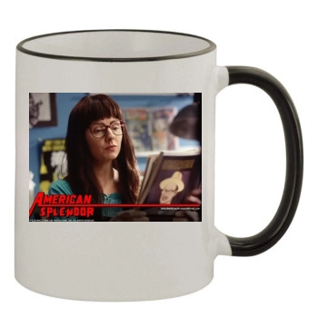 Hope Davis 11oz Colored Rim & Handle Mug