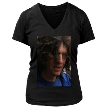 Howard Stern Women's Deep V-Neck TShirt