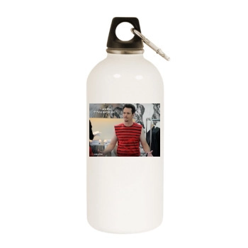 Kevin Dillon White Water Bottle With Carabiner