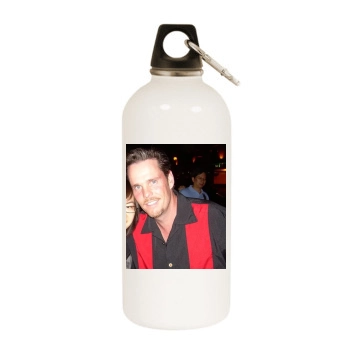 Kevin Dillon White Water Bottle With Carabiner