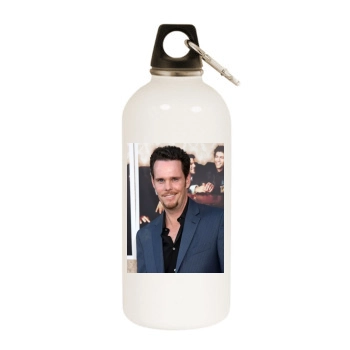 Kevin Dillon White Water Bottle With Carabiner