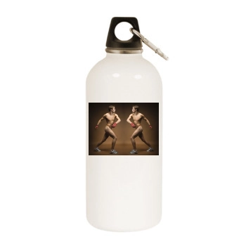 Kevin Dillon White Water Bottle With Carabiner