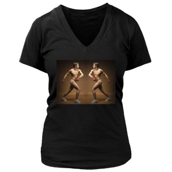 Kevin Dillon Women's Deep V-Neck TShirt