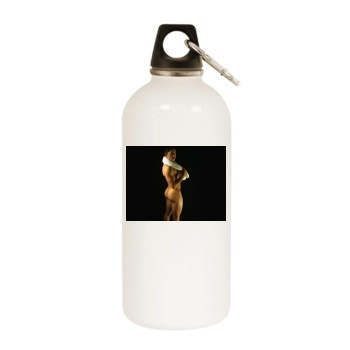 Kevin Dillon White Water Bottle With Carabiner