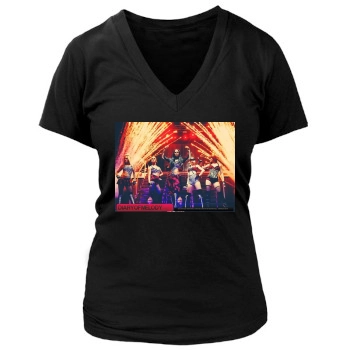 The Pussycat Dolls Women's Deep V-Neck TShirt