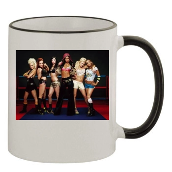 The Pussycat Dolls 11oz Colored Rim & Handle Mug