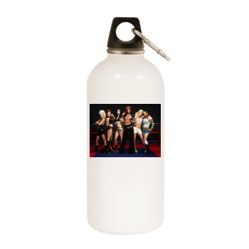 The Pussycat Dolls White Water Bottle With Carabiner