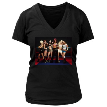 The Pussycat Dolls Women's Deep V-Neck TShirt