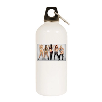 The Pussycat Dolls White Water Bottle With Carabiner