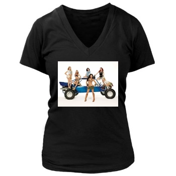 The Pussycat Dolls Women's Deep V-Neck TShirt