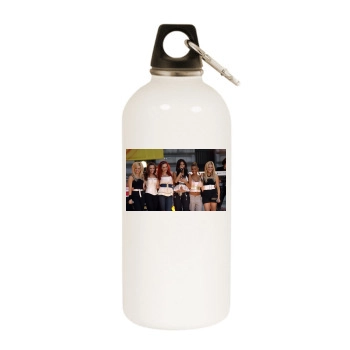 The Pussycat Dolls White Water Bottle With Carabiner