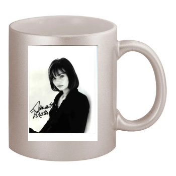 Samantha Mathis 11oz Metallic Silver Mug