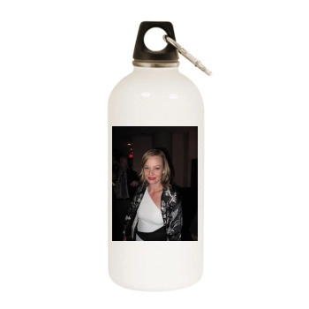 Samantha Mathis White Water Bottle With Carabiner