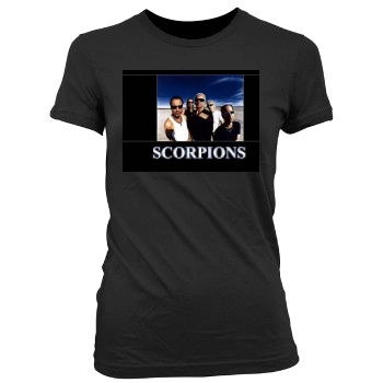 Scoprions Women's Junior Cut Crewneck T-Shirt